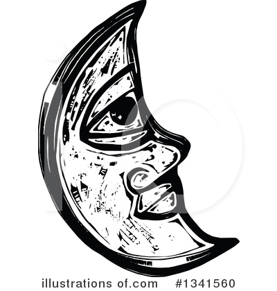 Royalty-Free (RF) Moon Clipart Illustration by Prawny - Stock Sample #1341560