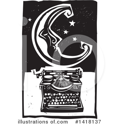 Typewriter Clipart #1418137 by xunantunich
