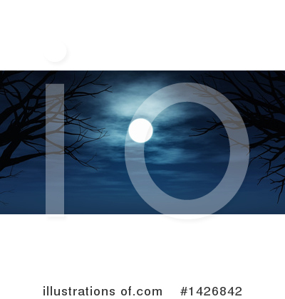 Royalty-Free (RF) Moon Clipart Illustration by KJ Pargeter - Stock Sample #1426842