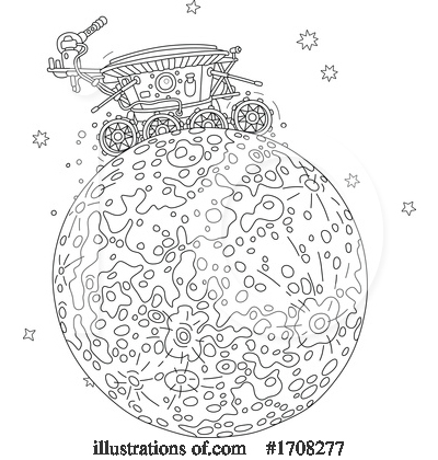 Royalty-Free (RF) Moon Clipart Illustration by Alex Bannykh - Stock Sample #1708277