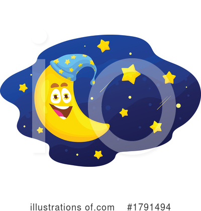 Royalty-Free (RF) Moon Clipart Illustration by Vector Tradition SM - Stock Sample #1791494