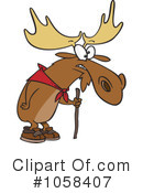 Moose Clipart #1058407 by toonaday