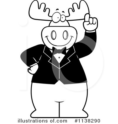 Royalty-Free (RF) Moose Clipart Illustration by Cory Thoman - Stock Sample #1138290