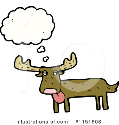 Moose Clipart #1151808 by lineartestpilot