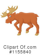 Moose Clipart #1155840 by Alex Bannykh