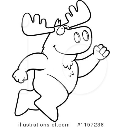 Royalty-Free (RF) Moose Clipart Illustration by Cory Thoman - Stock Sample #1157238