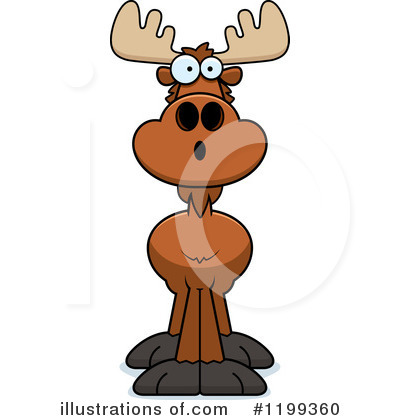 Royalty-Free (RF) Moose Clipart Illustration by Cory Thoman - Stock Sample #1199360
