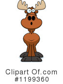 Moose Clipart #1199360 by Cory Thoman
