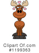 Moose Clipart #1199363 by Cory Thoman