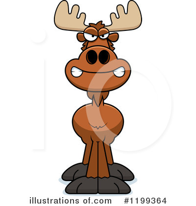 Royalty-Free (RF) Moose Clipart Illustration by Cory Thoman - Stock Sample #1199364
