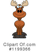 Moose Clipart #1199366 by Cory Thoman