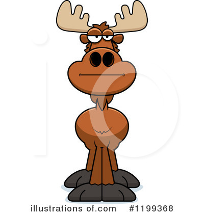 Royalty-Free (RF) Moose Clipart Illustration by Cory Thoman - Stock Sample #1199368