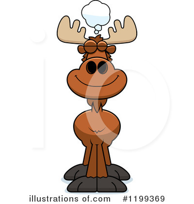 Royalty-Free (RF) Moose Clipart Illustration by Cory Thoman - Stock Sample #1199369