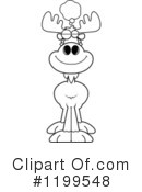 Moose Clipart #1199548 by Cory Thoman