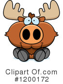 Moose Clipart #1200172 by Cory Thoman