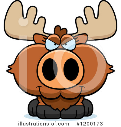 Royalty-Free (RF) Moose Clipart Illustration by Cory Thoman - Stock Sample #1200173