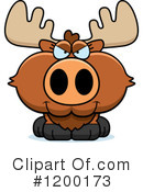 Moose Clipart #1200173 by Cory Thoman