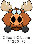 Moose Clipart #1200175 by Cory Thoman