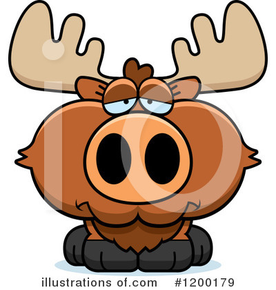 Royalty-Free (RF) Moose Clipart Illustration by Cory Thoman - Stock Sample #1200179