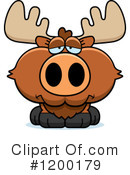 Moose Clipart #1200179 by Cory Thoman