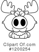 Moose Clipart #1200254 by Cory Thoman