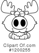 Moose Clipart #1200255 by Cory Thoman