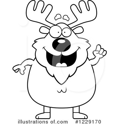 Royalty-Free (RF) Moose Clipart Illustration by Cory Thoman - Stock Sample #1229170