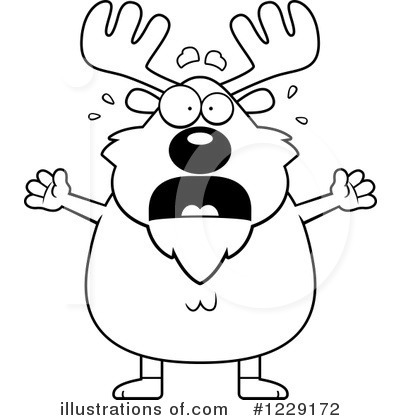 Royalty-Free (RF) Moose Clipart Illustration by Cory Thoman - Stock Sample #1229172