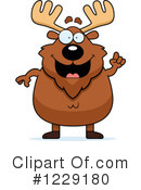 Moose Clipart #1229180 by Cory Thoman