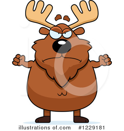 Moose Clipart #1229181 by Cory Thoman