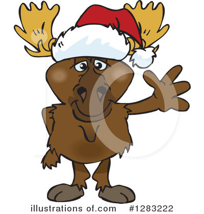 Moose Clipart #1283222 by Dennis Holmes Designs