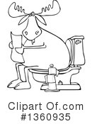 Moose Clipart #1360935 by djart