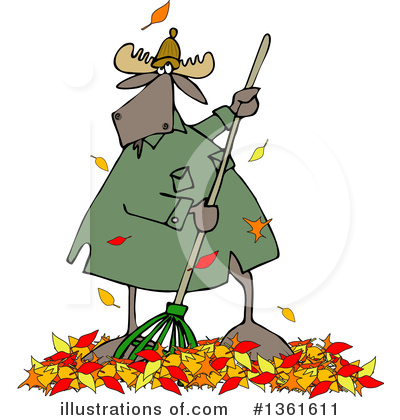 Royalty-Free (RF) Moose Clipart Illustration by djart - Stock Sample #1361611