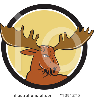 Elk Clipart #1391275 by patrimonio