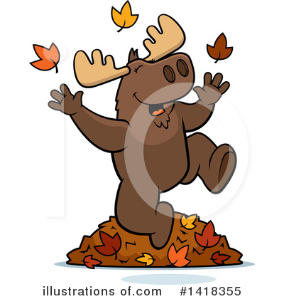 Moose Clipart #1418355 by Cory Thoman