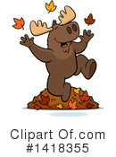 Moose Clipart #1418355 by Cory Thoman