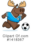 Moose Clipart #1418367 by Cory Thoman