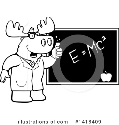 Royalty-Free (RF) Moose Clipart Illustration by Cory Thoman - Stock Sample #1418409