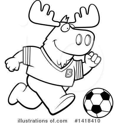 Royalty-Free (RF) Moose Clipart Illustration by Cory Thoman - Stock Sample #1418410