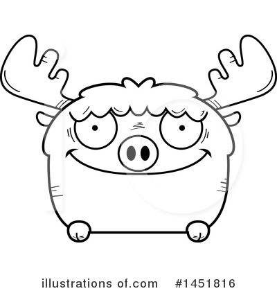Royalty-Free (RF) Moose Clipart Illustration by Cory Thoman - Stock Sample #1451816