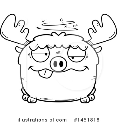 Royalty-Free (RF) Moose Clipart Illustration by Cory Thoman - Stock Sample #1451818