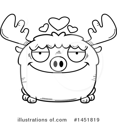 Royalty-Free (RF) Moose Clipart Illustration by Cory Thoman - Stock Sample #1451819