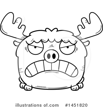 Royalty-Free (RF) Moose Clipart Illustration by Cory Thoman - Stock Sample #1451820