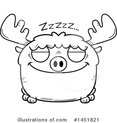 Royalty-Free (RF) Moose Clipart Illustration by Cory Thoman - Stock Sample #1451821