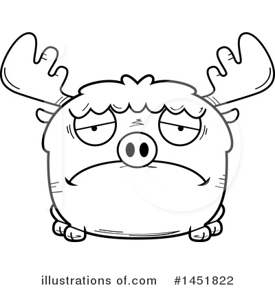 Royalty-Free (RF) Moose Clipart Illustration by Cory Thoman - Stock Sample #1451822