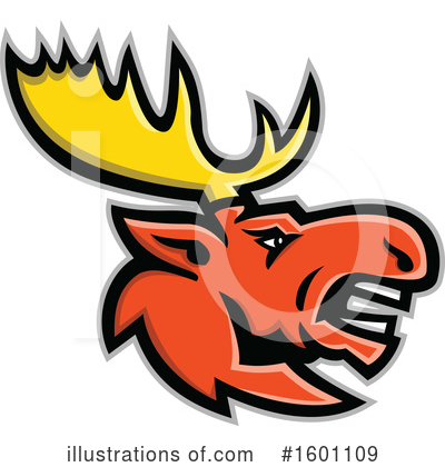 Elk Clipart #1601109 by patrimonio