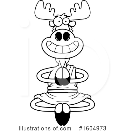 Royalty-Free (RF) Moose Clipart Illustration by Cory Thoman - Stock Sample #1604973