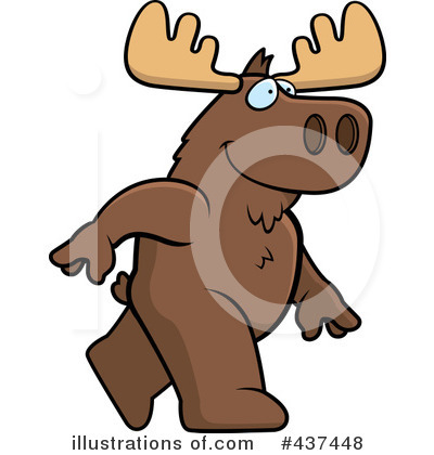 Royalty-Free (RF) Moose Clipart Illustration by Cory Thoman - Stock Sample #437448