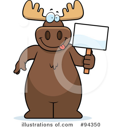 Royalty-Free (RF) Moose Clipart Illustration by Cory Thoman - Stock Sample #94350