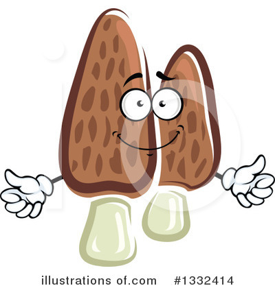 Morel Clipart #1332414 by Vector Tradition SM